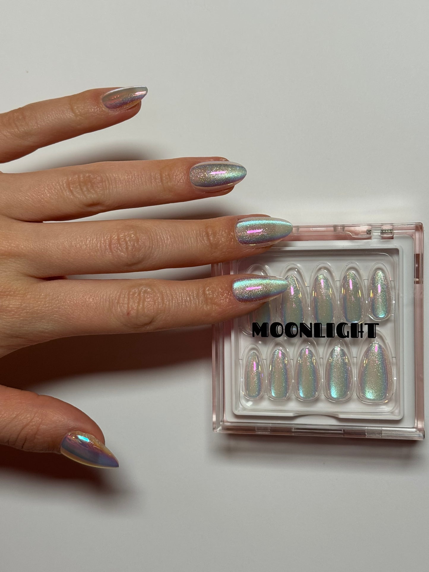 Stellar Chrome Nails