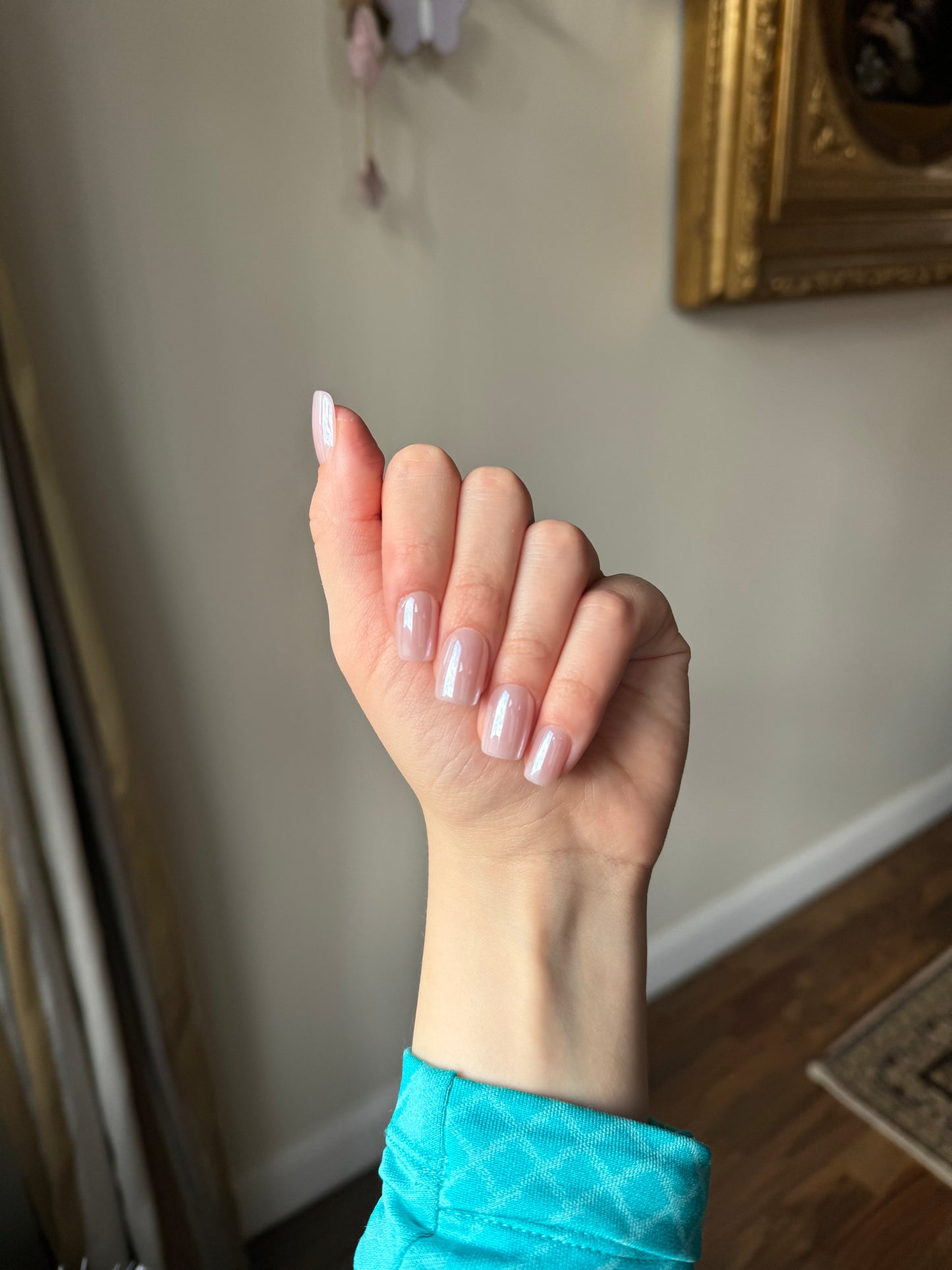 Glazed Nude Nails