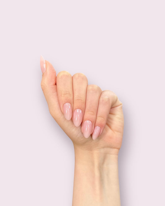 Nude Almond Nails