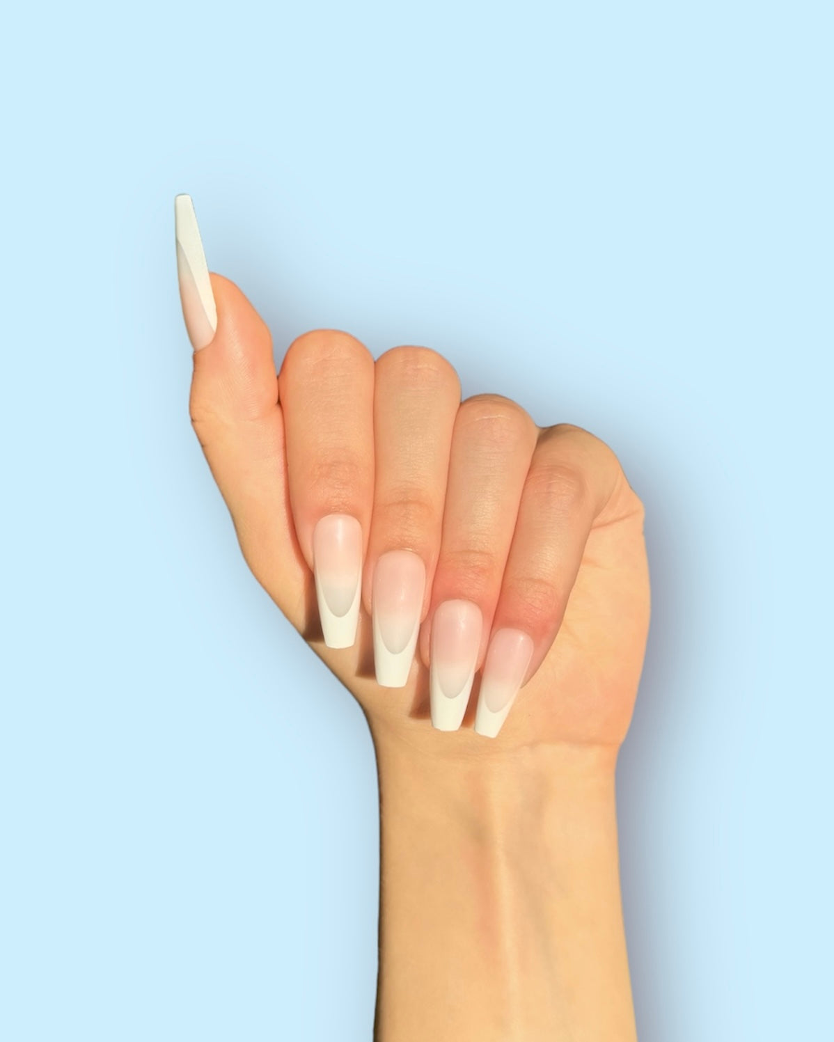 White French Nails