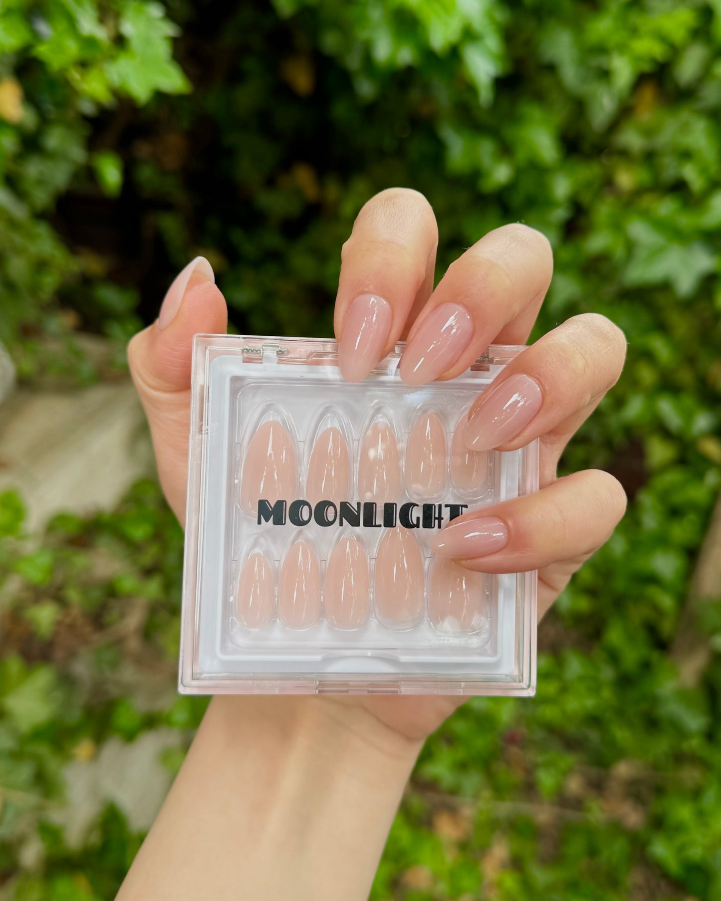 Nude Almond Nails