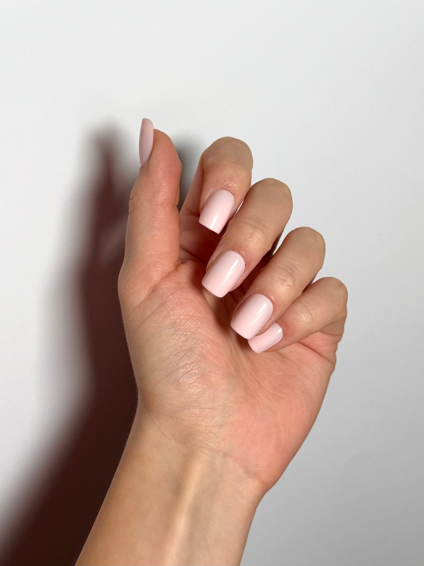 Square Pink Nails