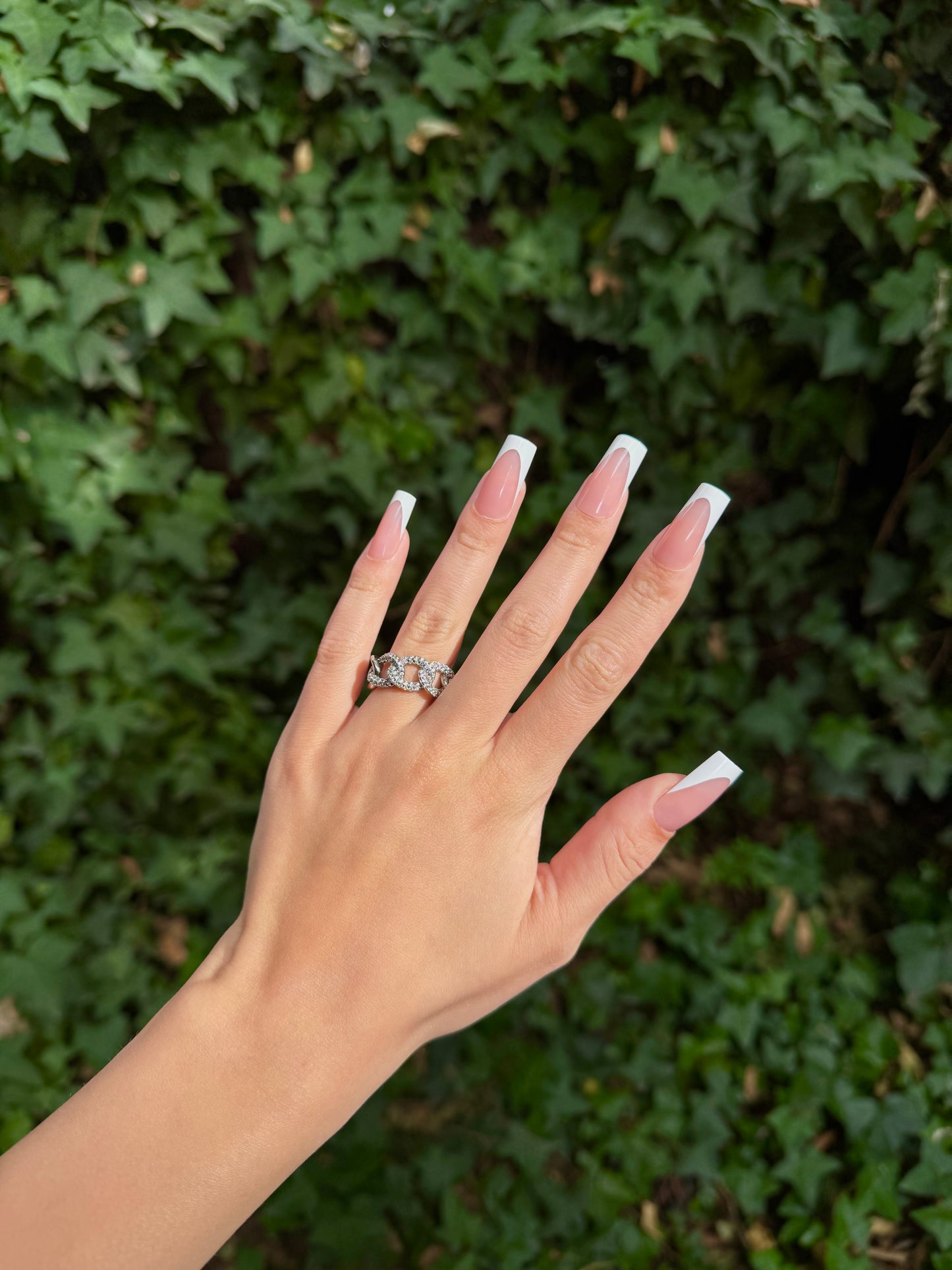 Long French Nails