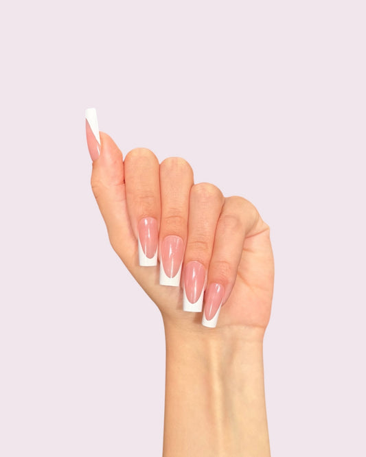 Long French Nails
