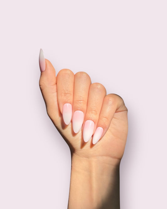 Pink Veil Nails
