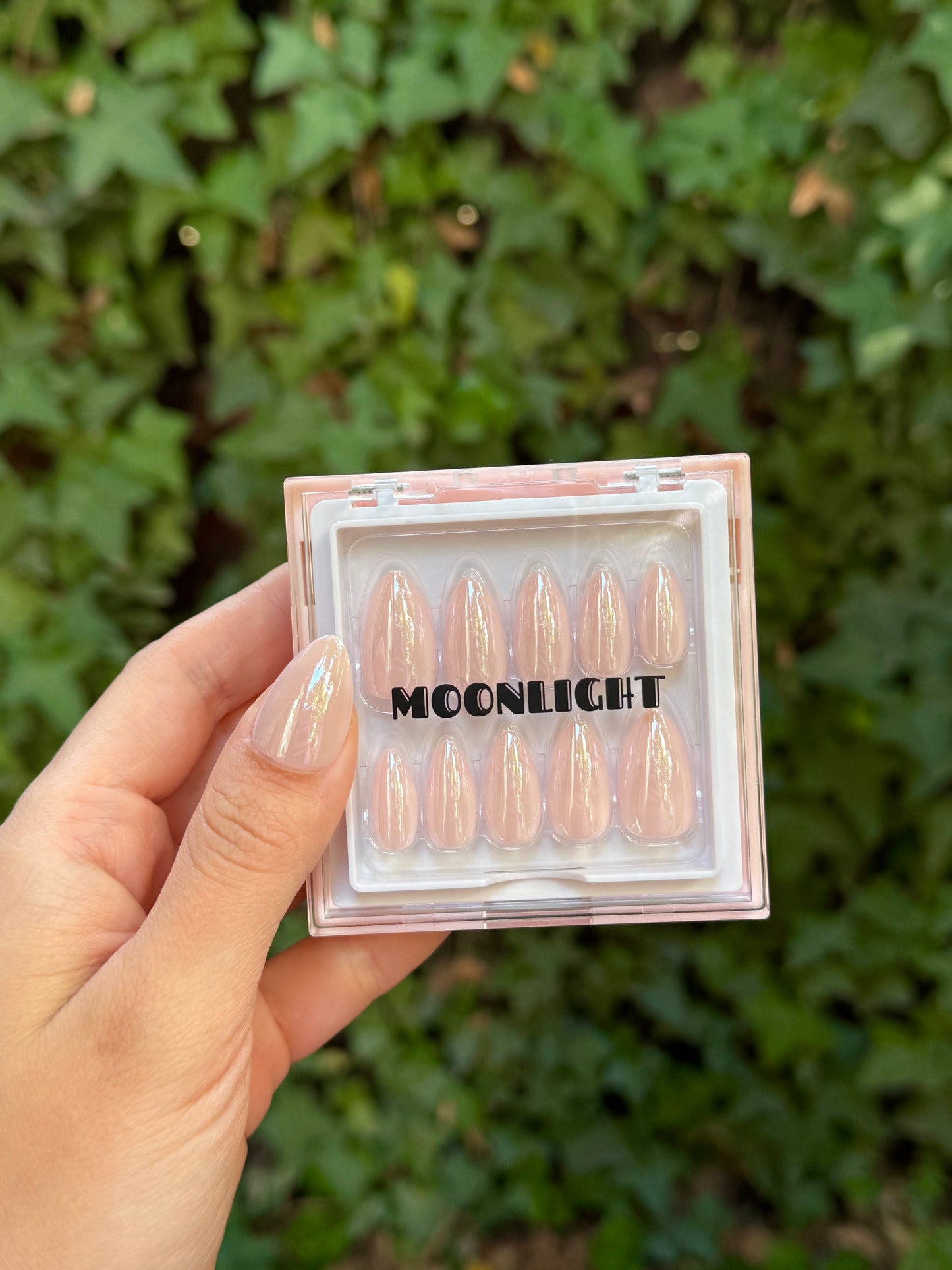 Glazed Almond Nails