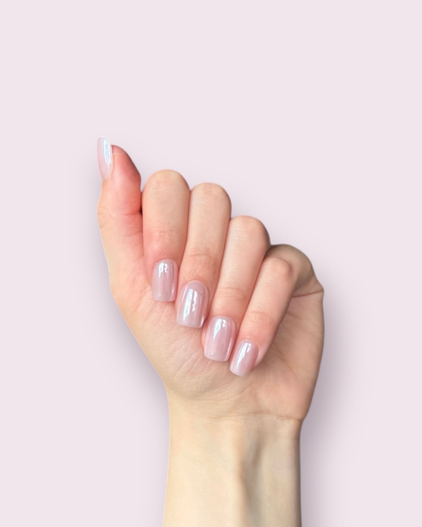 Glazed Nude Nails