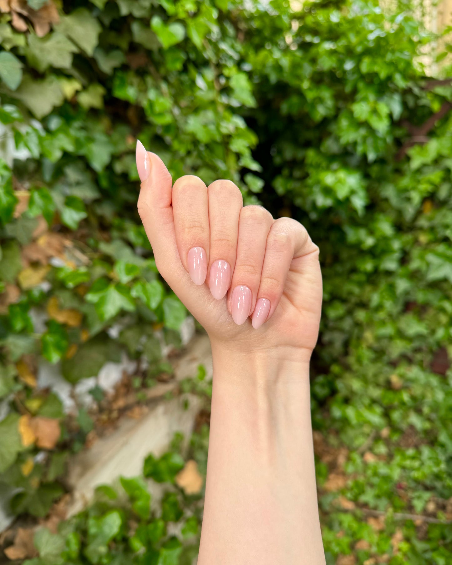 Nude Almond Nails