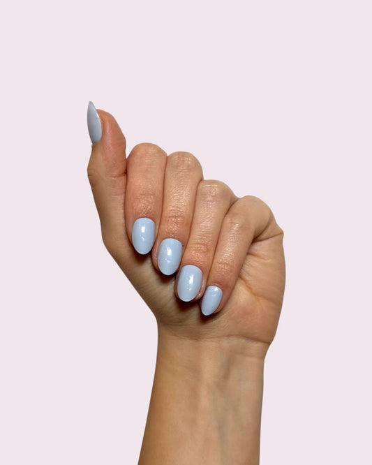 Baby Blue Nails