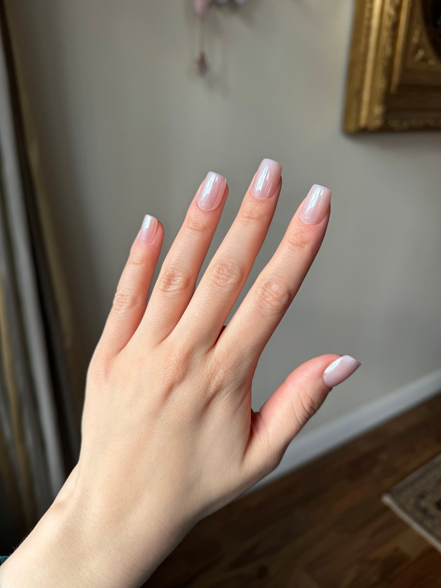 Glazed Nude Nails