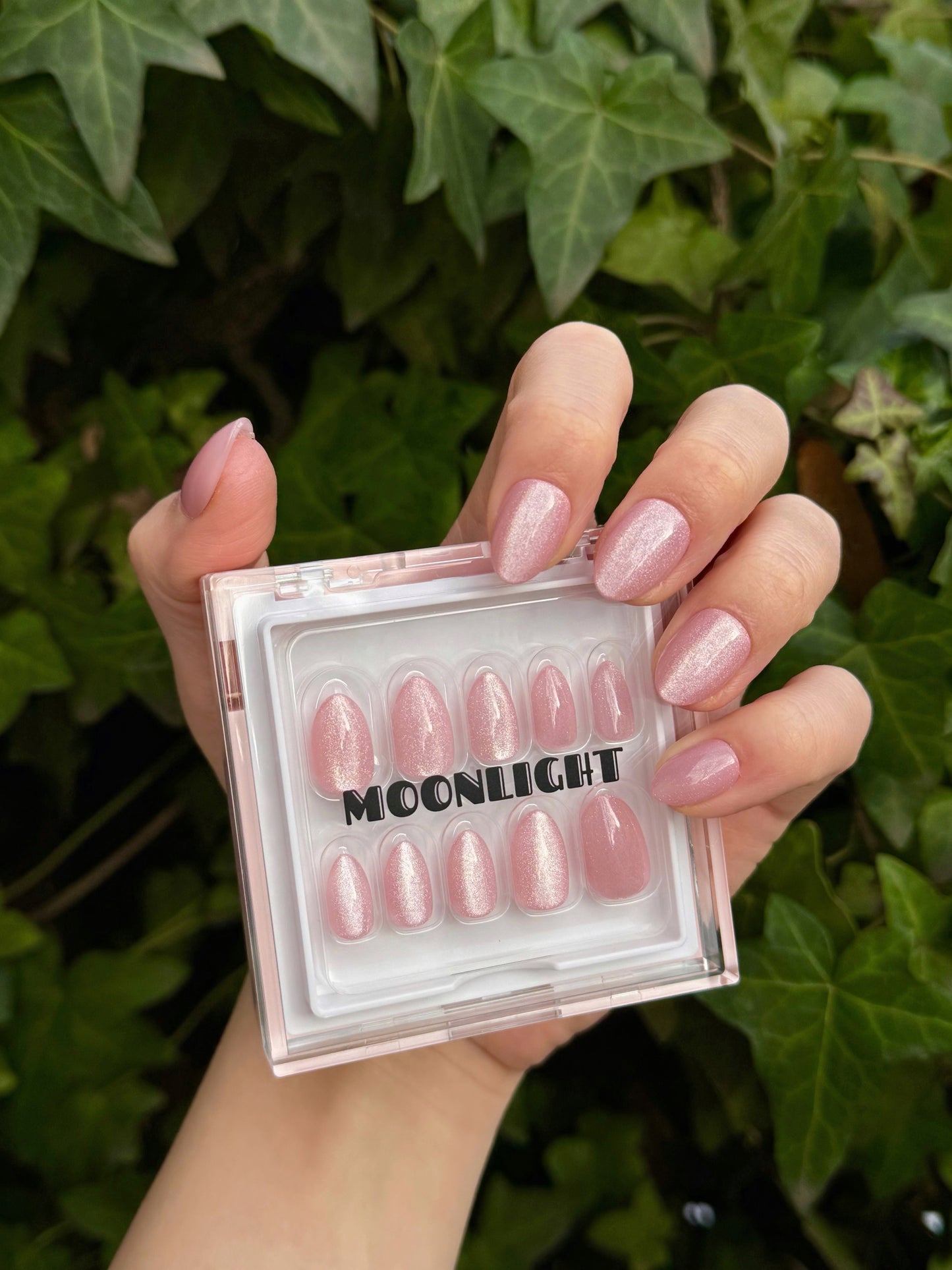 Pink Shine Nails