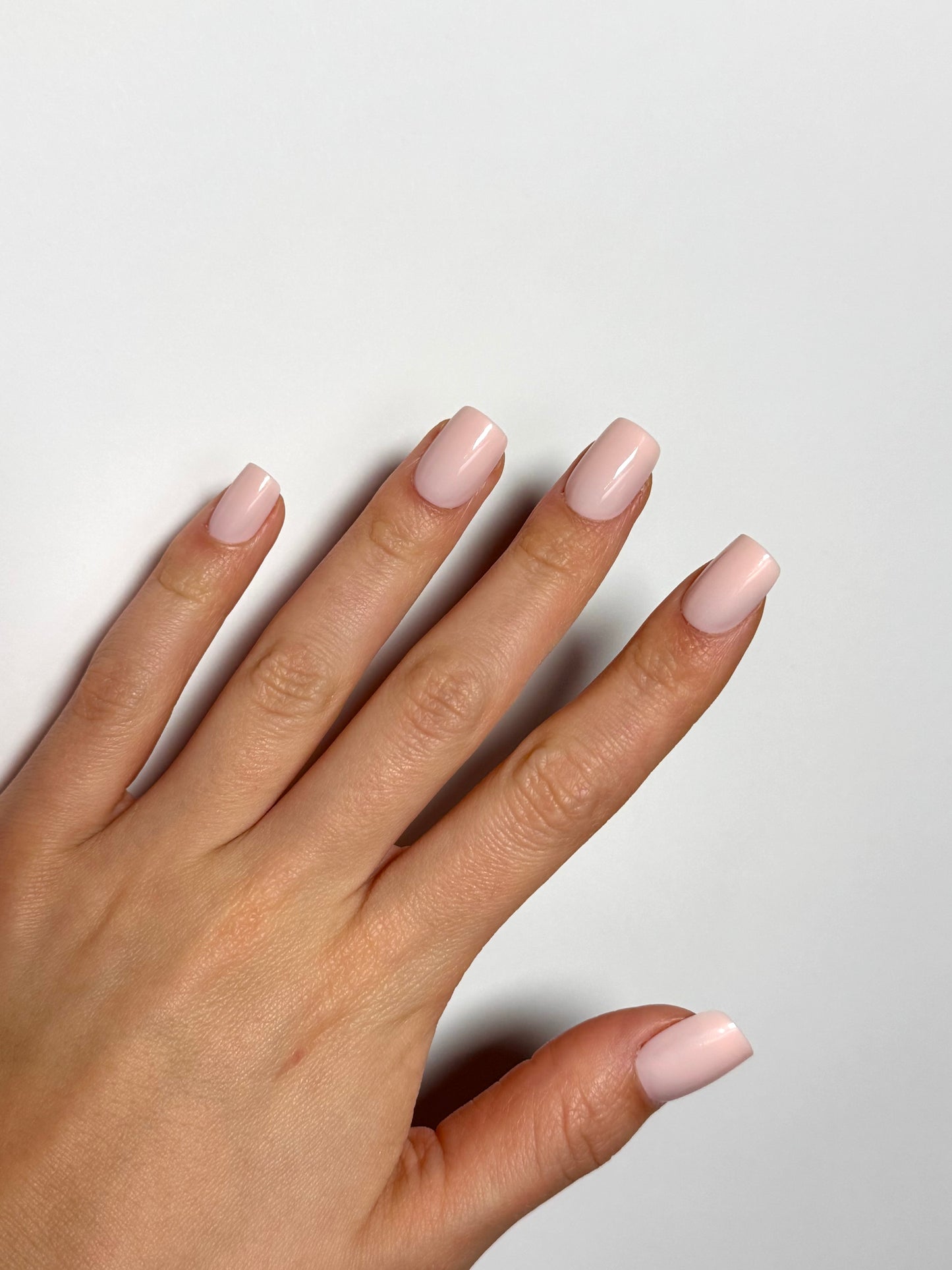 Square Pink Nails