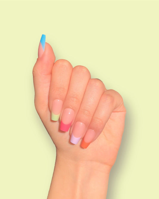 Pastel French Nails