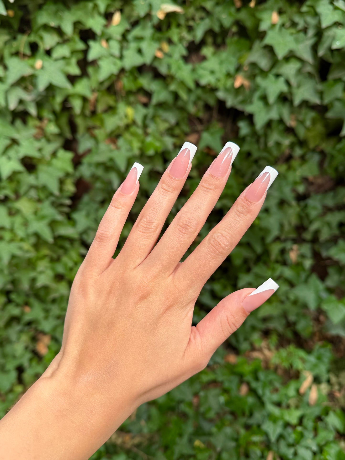 Long French Nails