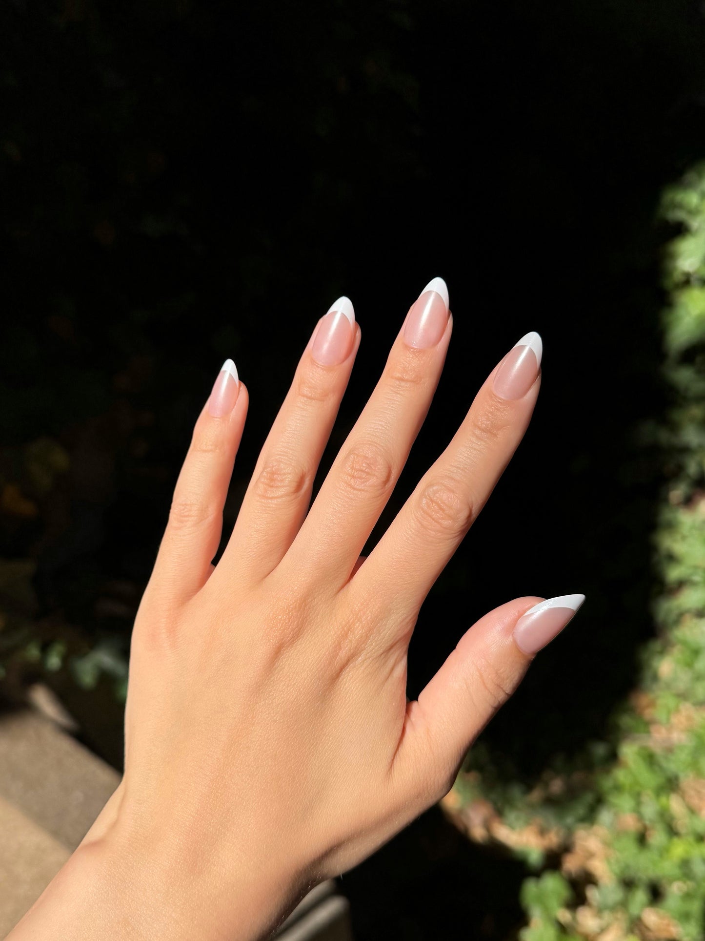 Pearl French Nails