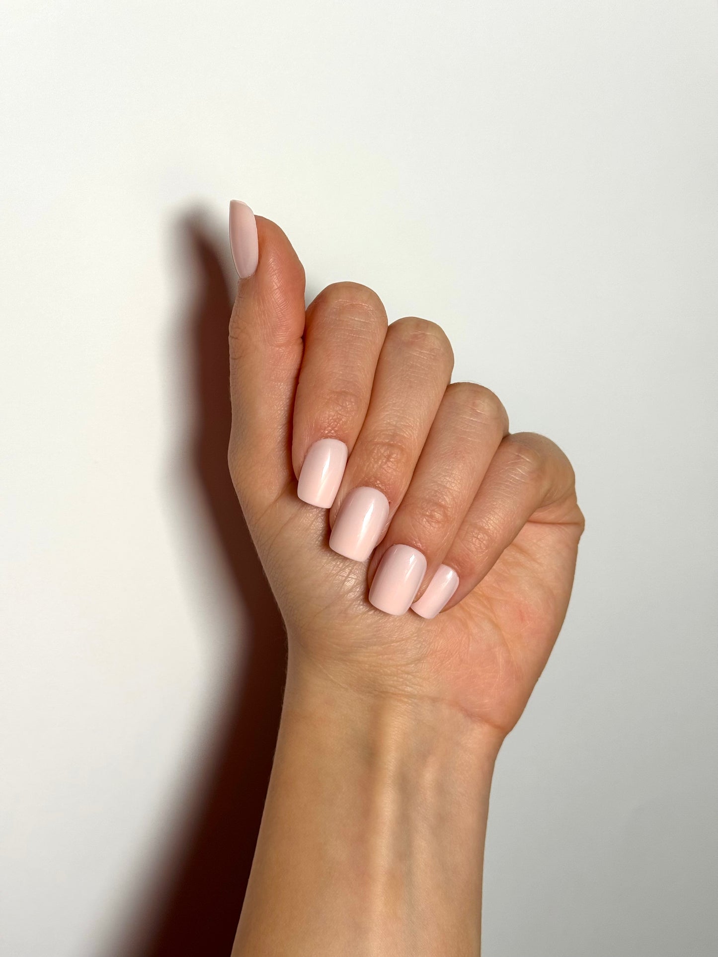 Square Pink Nails