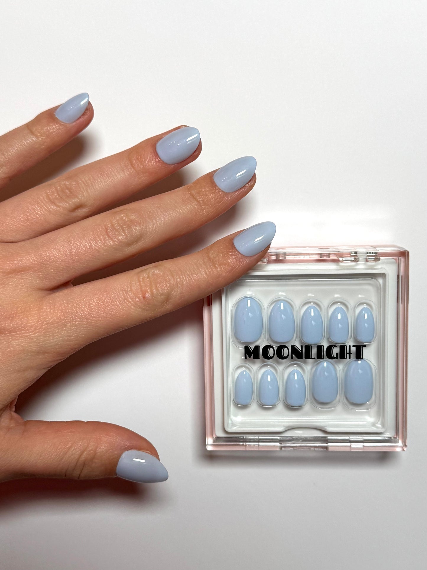 Baby Blue Nails