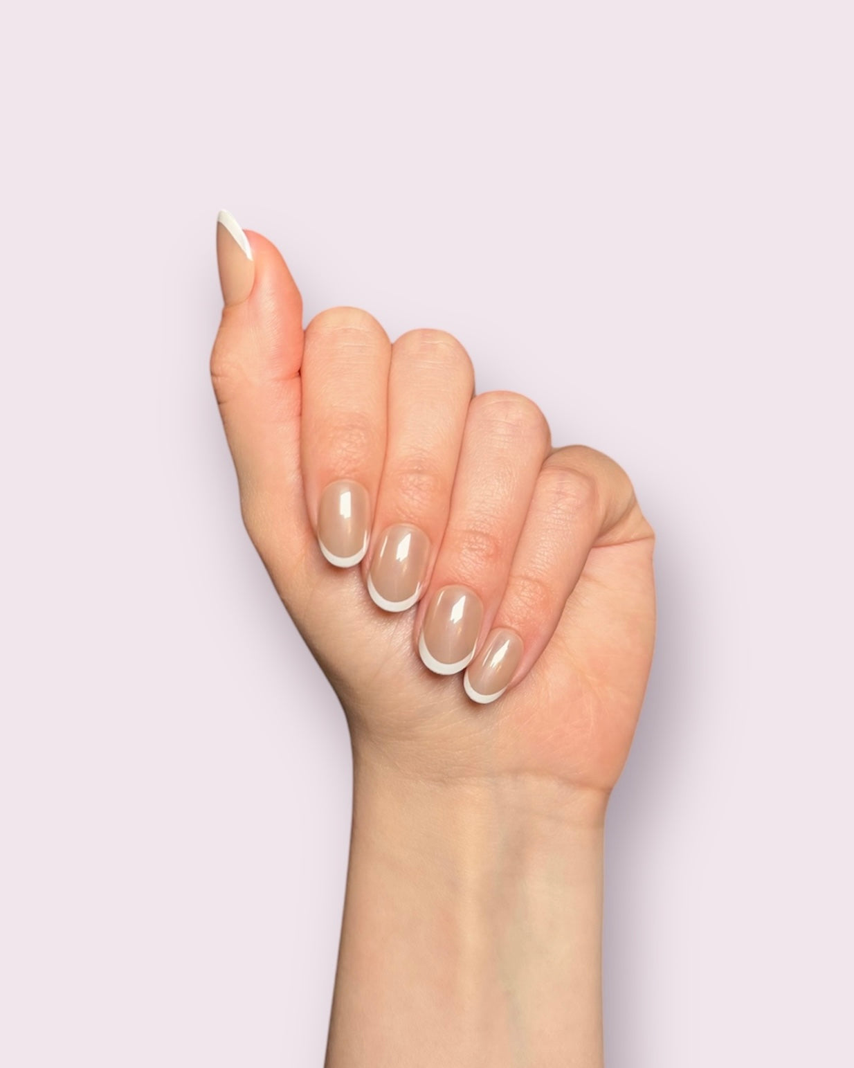 Pearl French Nails