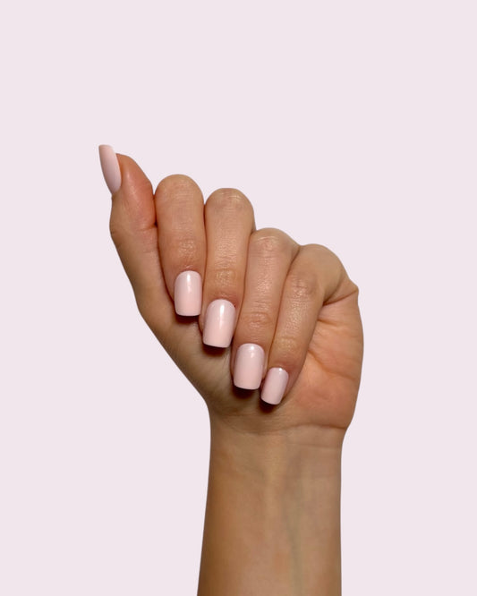 Square Pink Nails