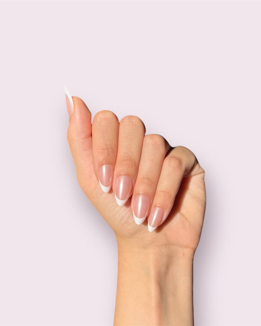 Pearl French Nails