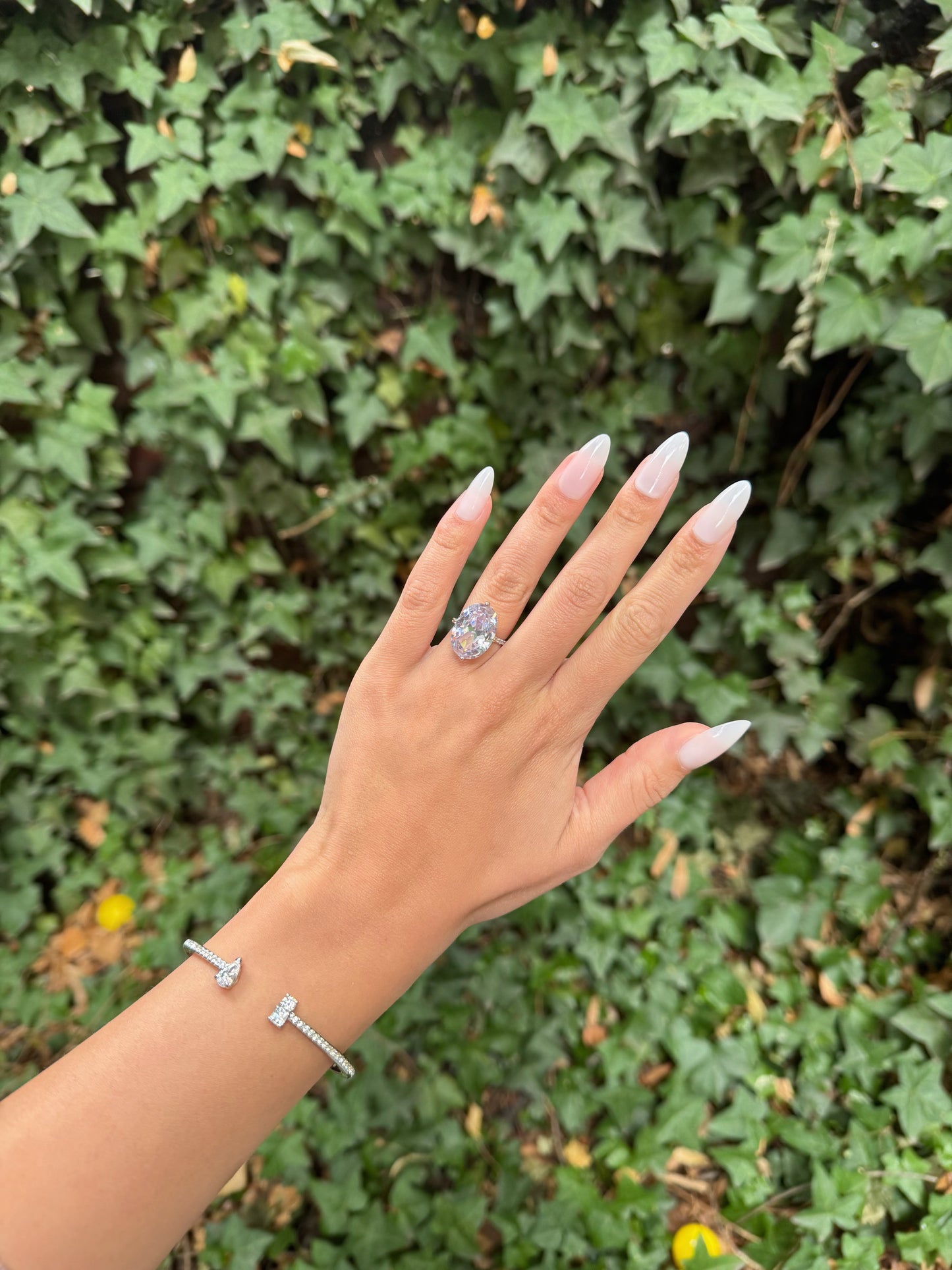 Milky White Nails