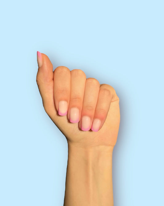 Pink French Nails