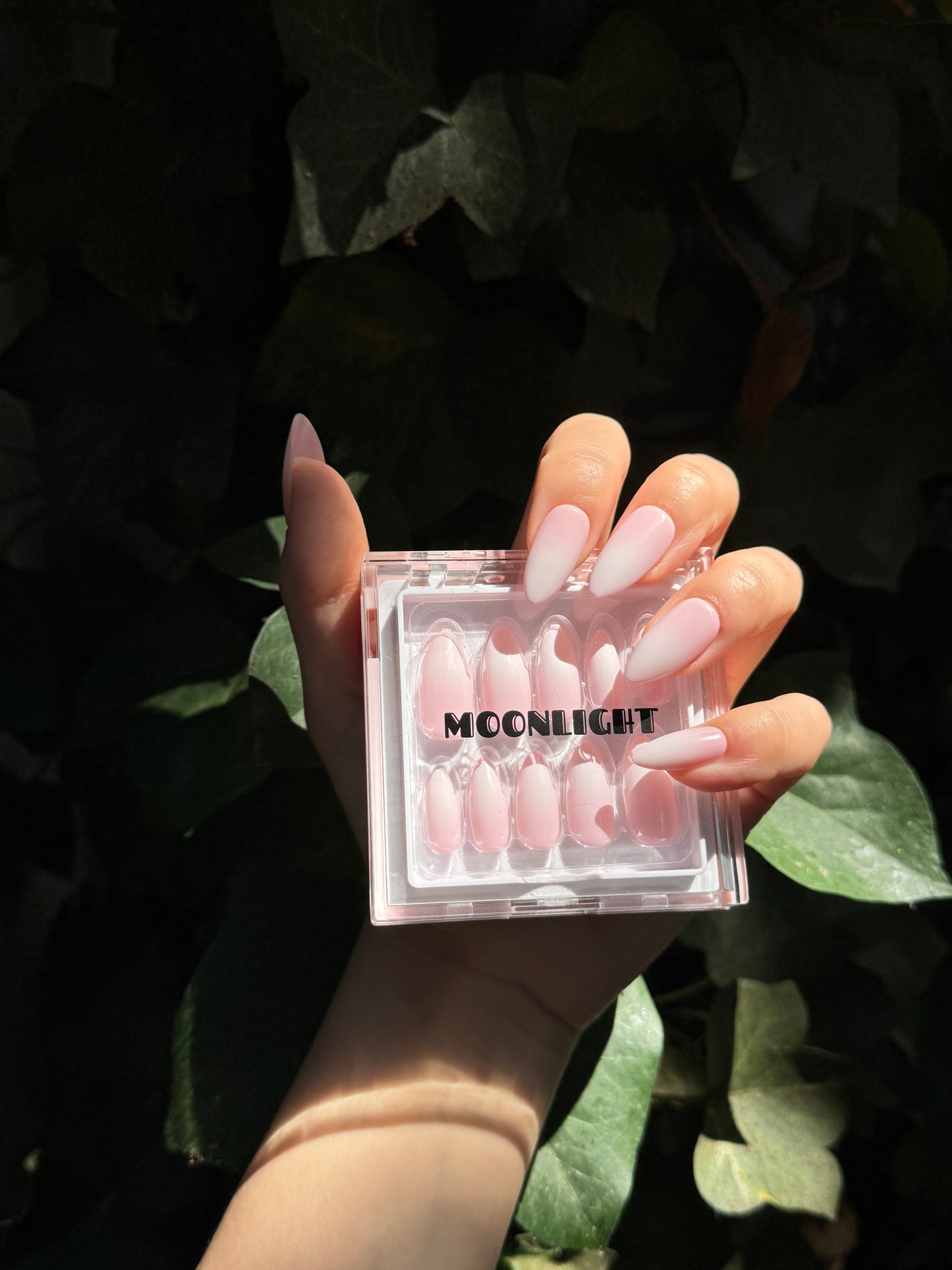 Pink Veil Nails