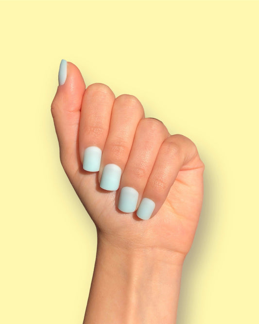 Baby Blue Nails