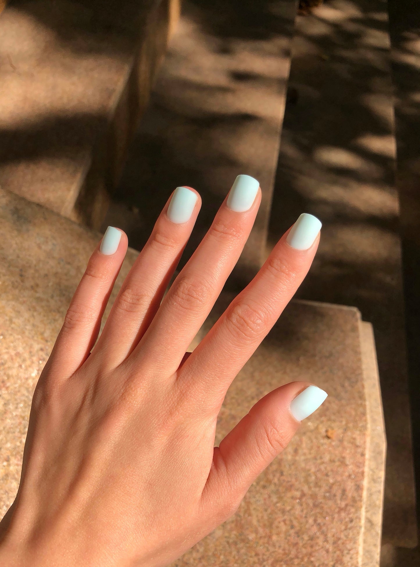 Baby Blue Nails