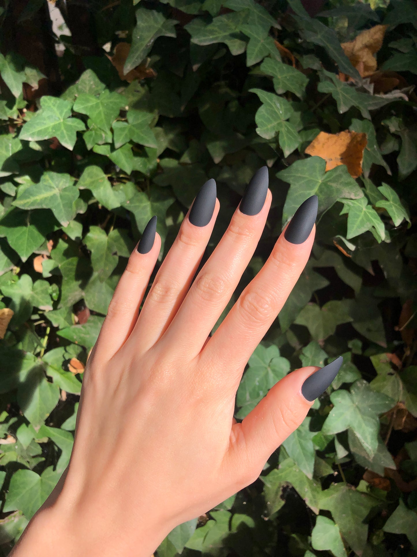 Black Sharp Nails