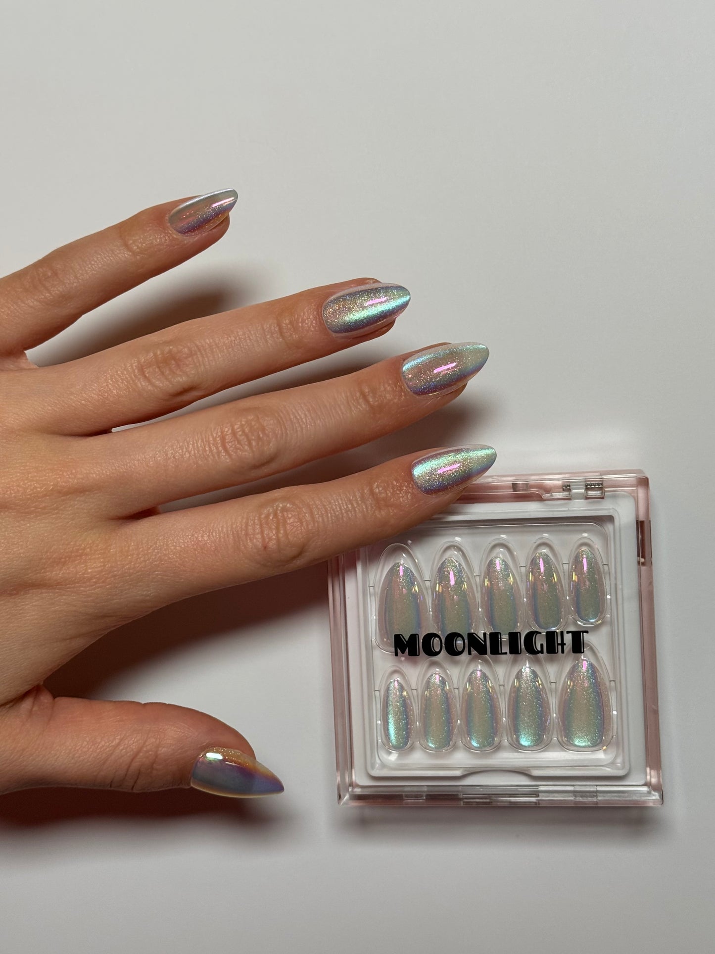 Stellar Chrome Nails