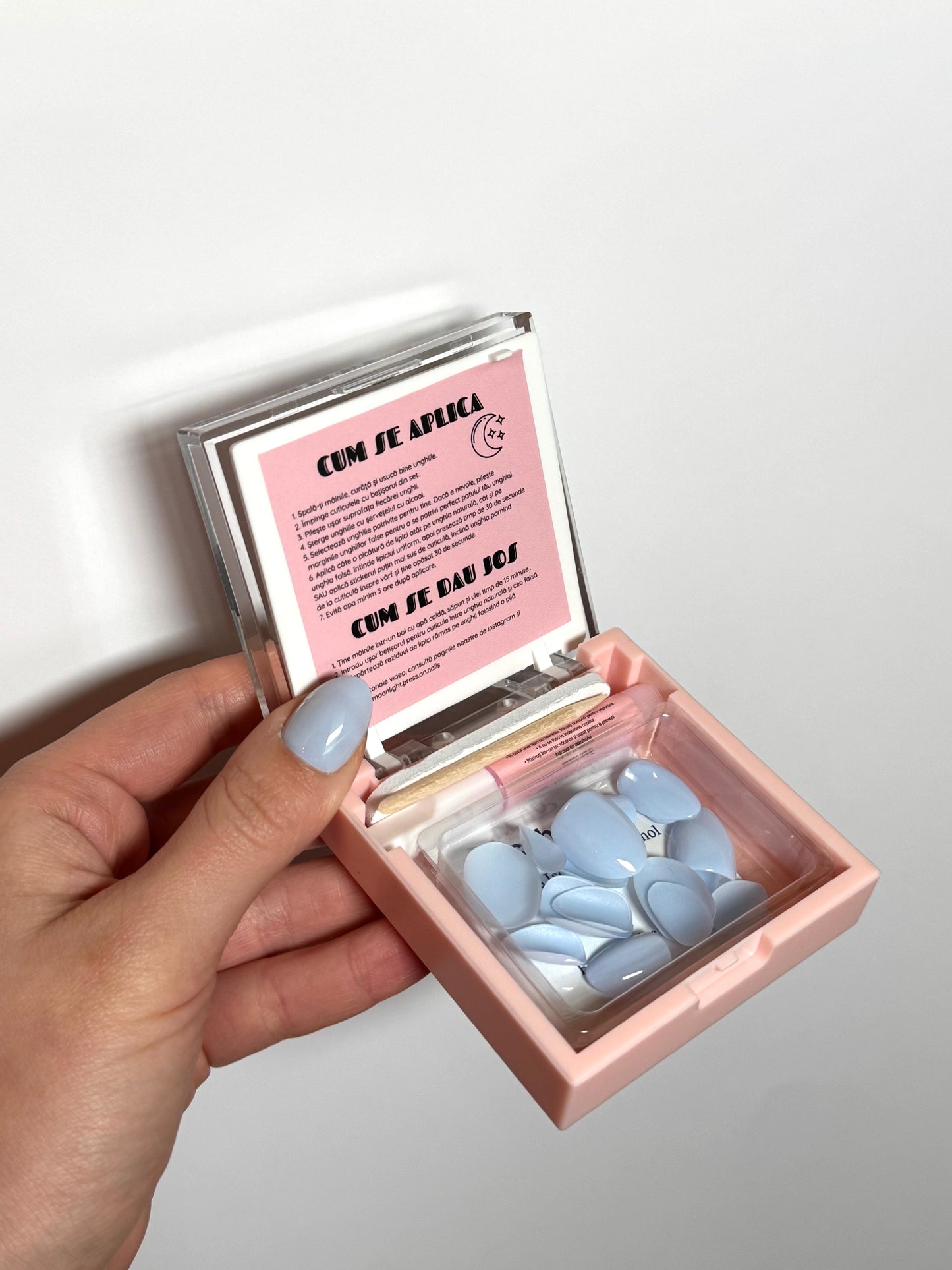 Baby Blue Nails