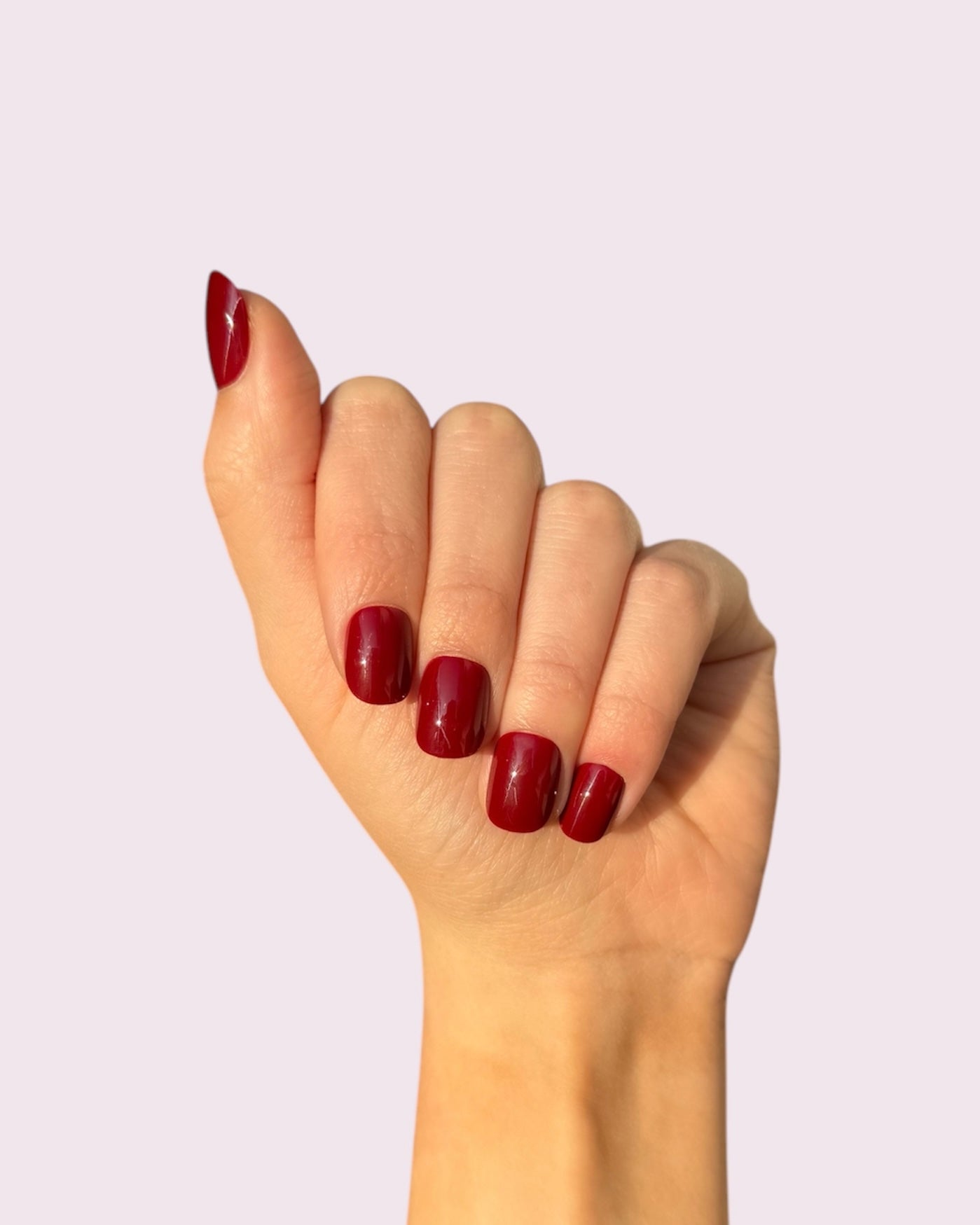 Dark Cherry Nails