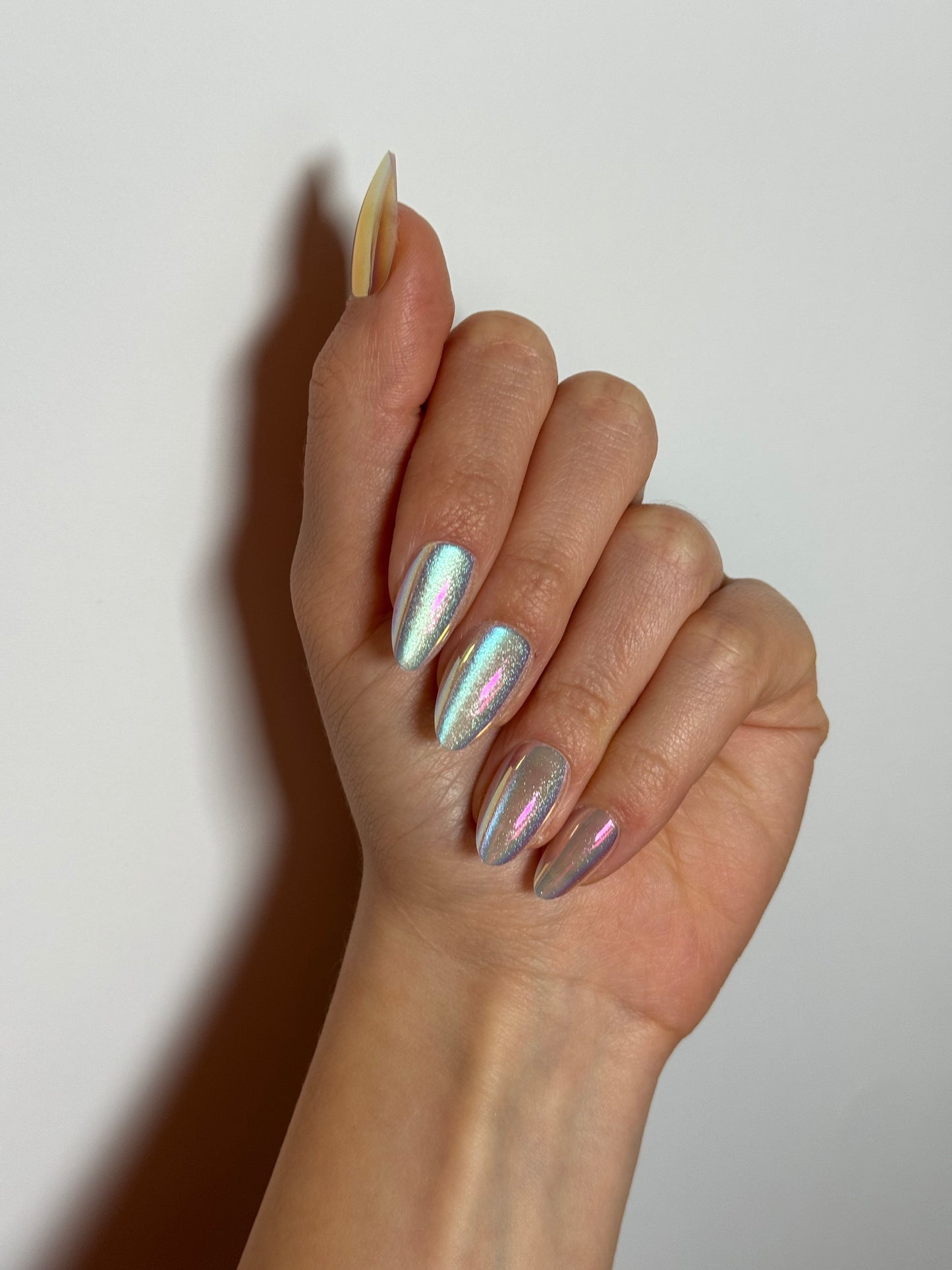 Stellar Chrome Nails