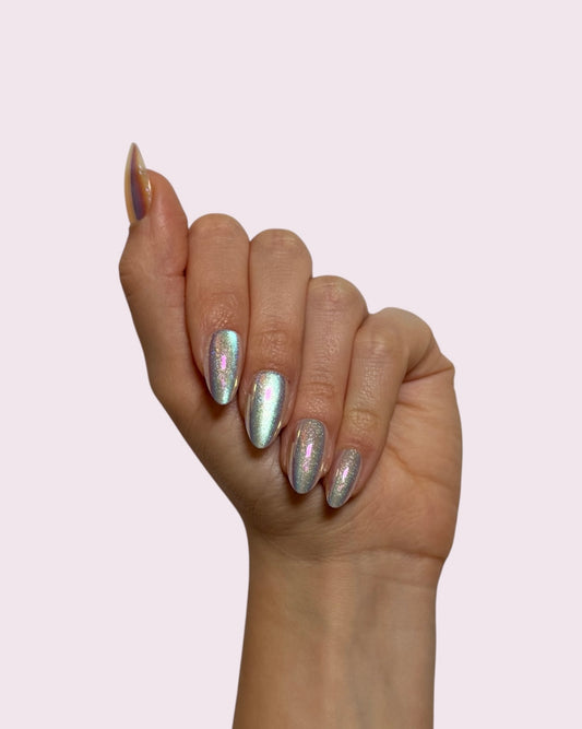 Stellar Chrome Nails