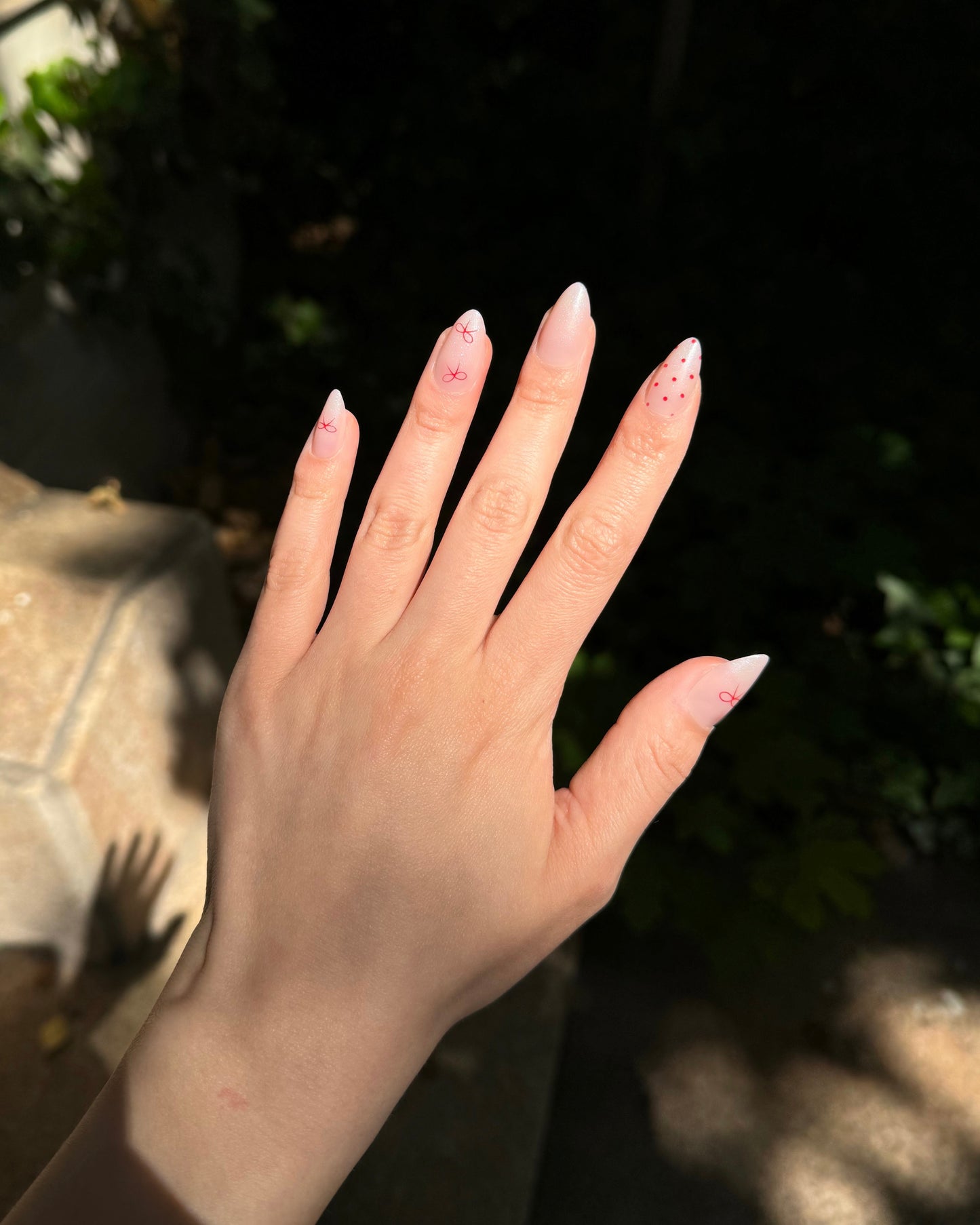 Ribbon Nails