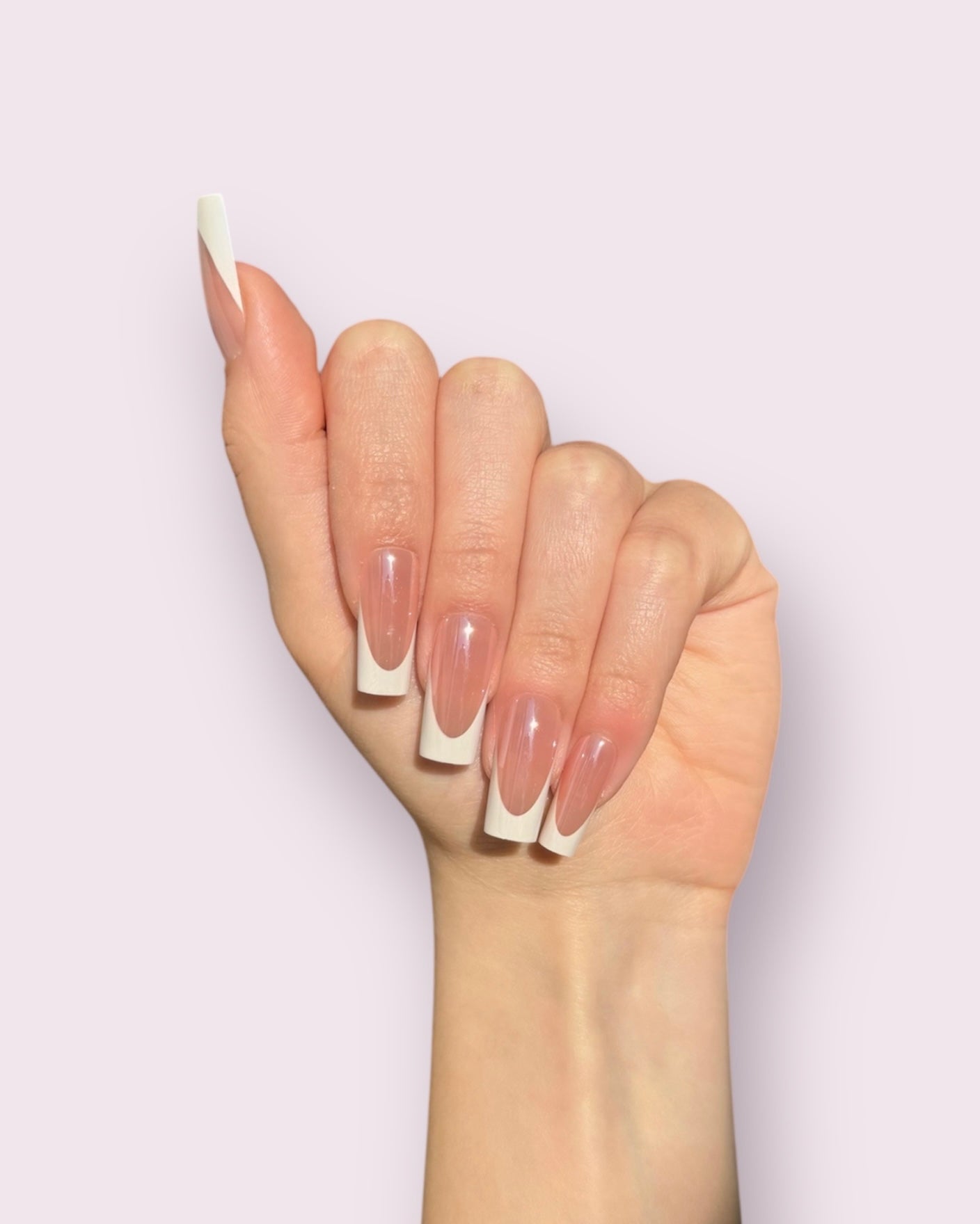 Glazed French Nails